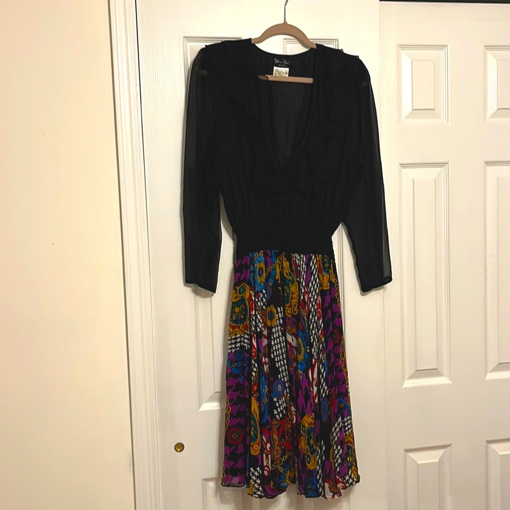 Diane Freis silk dress